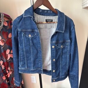 Dark wash denim jacket